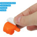 Orange Multifunctional Hand Shape Wall Clip Hanger Keys Cable Holder 1pc