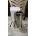 Stainless Steel Vacuum Glass Insulated Glass Coffee Cups (With Lid & Handle / 1 Pc)